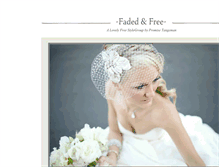Tablet Screenshot of fadedfree.showitfast.com